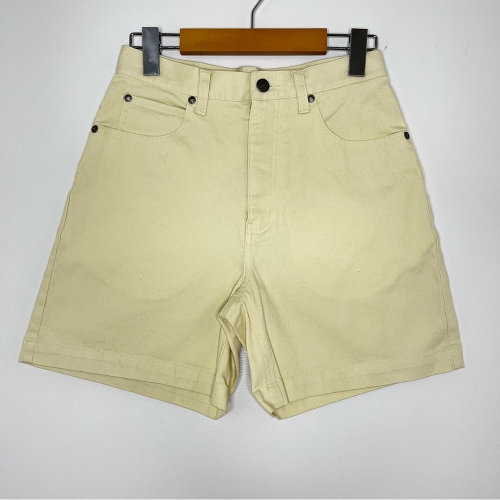 3/$30 Light Yellow High Waist Jeans Shorts